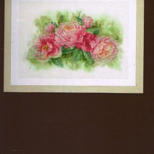 AANBIEDING LANARTE BORDUURPAKKET, BOUQUET OF PEONIES 170933