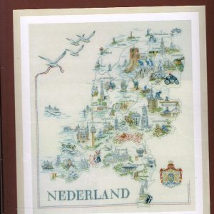 AANBIEDING LANARTE GROOT BORDUURPAKKET, KAART VAN NEDERLAND 175289