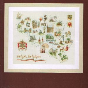 AANBIEDING LANARTE GROOT BORDUURPAKKET ,MAP OF BELGIUM 173689