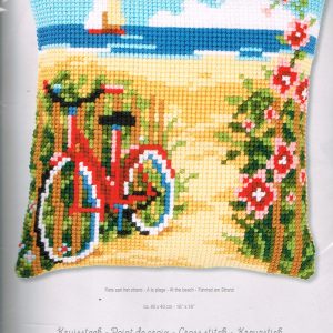 VERVACO BORDUURPAKKET KUSSEN, FIETS AAN STRAND 148559