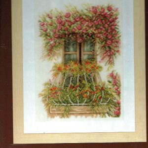 LANARTE BORDUURPAKKET , FLOWERS BALCONY 171411