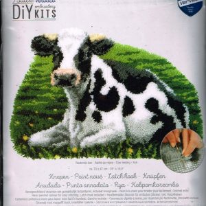 AANBIEDING VERVACO KNOOPPAKKET (SMYRNA) KLEEDJE, RUSTENDE KOE