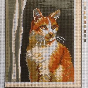VOORBEDRUKT BORDUURSTRAMIEN , POES 1904