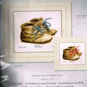 VERVACO BORDUURPAKKET GEBOORTE, BABYSCHOENTJES J/M 101