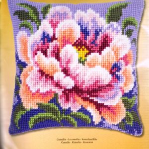 VERVACO BORDUURPAKKET KUSSEN, CAMELLIA BLOEM 0144875
