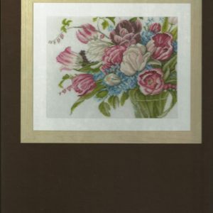 LANARTE BORDUURPAKKET, PRETTY BOUQUET OF FLOWERS 158327
