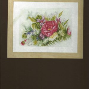 LANARTE BORDUURPAKKET, WATERCOLORS FLOWERS 156942