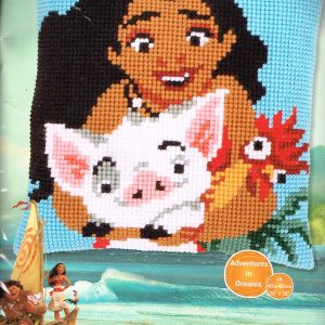 AANBIEDING VAIANA BORDUURPAKKET KUSSEN, ADVENTURES IN OCEANIA