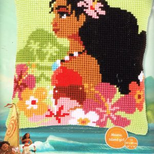 AANBIEDING VAIANA BORDUURPAKKET KUSSEN, MOANA ISLAND GIRL