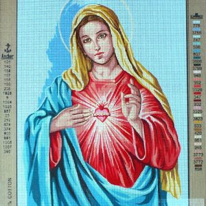 VOORBEDRUKT GROOT BORDUURSTRAMIEN, MARIA 808