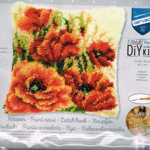 AANBIEDING VERVACO KNOOPPAKKET (SMYRNA) KUSSEN, KLAPROZEN 264