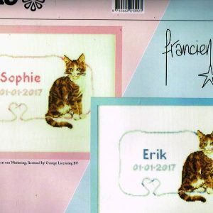 FRANCIEN's BORDUURPAKKET GEBOORTE, KATTEN J/M
