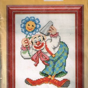 PAKO BORDUURPAKKET, CLOWNTJE met ZONNEBLOEM