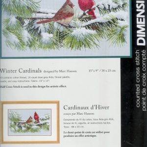 DIMENSIONS BORDUURPAKKET, WINTER CARDINALS