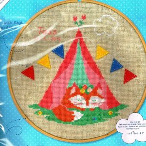 AANBIEDING VERVACO BORDUURPAKKET GEBOORTE, VOSJE IN DE TENT , TESS