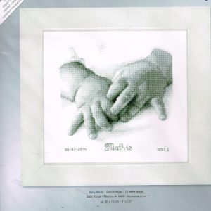 VERVACO BORDUURPAKKET GEBOORTE, BABYHANDJES  J/M