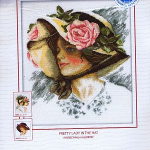 RTO BORDUURPAKKET , PRETTY LADY IN THE HAT 084