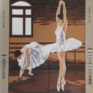 VOORBEDRUKT BORDUURSTRAMIEN, 2 BALLETDANSERESSEN 865