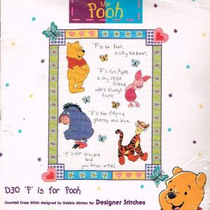 WINNIE THE POOH BORDUURPAKKET ,P is for Pooh