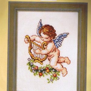PAKO BORDUURPAKKET, ENGELTJE met HARP