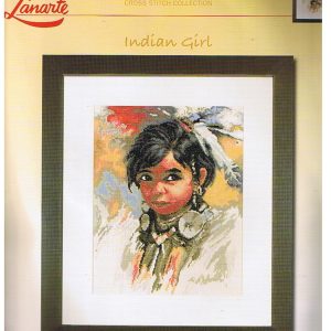 LANARTE BORDUURPAKKET, INDIAN GIRL 35005 op=op
