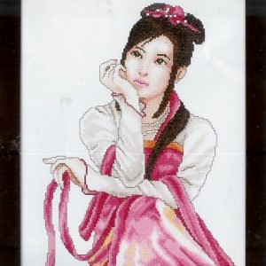 LANARTE BORDUURPAKKET, JOUNG JAPANESE WOMAN 35085