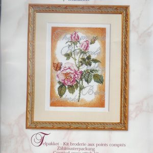 VERVACO BORDUURPAKKET, ROZE ROZEN
