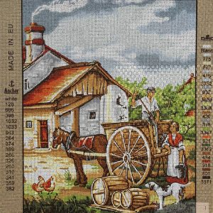 VOORBEDRUKT BORDUURSTRAMIEN ,BOERENERF 127