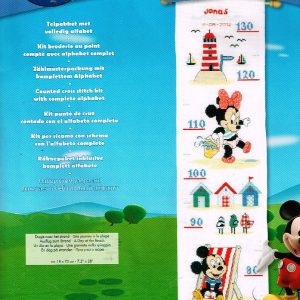 MICKEY en MINNIE MOUSE BORDUURPAKKET GROEIMETER, DAGJE NAAR HET STRAND