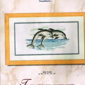 VERVACO BORDUURPAKKET, 2 DOLFIJNEN 826
