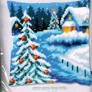 VERVACO BORDUURPAKKET KUSSEN, WINTERLANDSCHAP 633