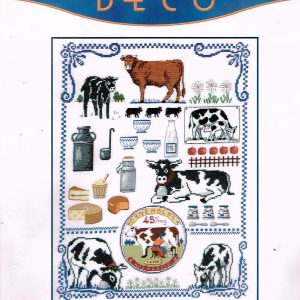 DMC GROOT BORDUURPAKKET, COWS IN NORMANDY 860