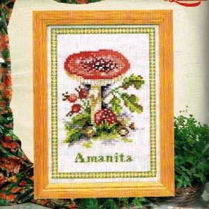 LANARTE BORDUURPAKKET, PADDESTOEL AMANITA   34180