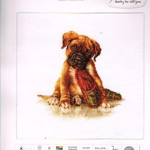 LUCA BORDUURPAKKET ,BOXER met PANTOFFELS B 2338