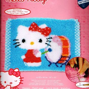 AANBIEDING HELLO KITTY KNOOPPAKKET ( SMYRNA) KLEEDJE, met TROMMEL