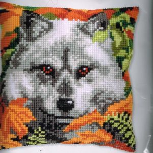VERVACO BORDUURPAKKET KUSSEN, WOLF 066
