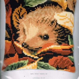VERVACO BORDUURPAKKET KUSSEN, EGELTJE IN DE HERFST 003