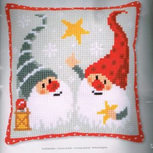 VERVACO BORDUURPAKKET KUSSEN, KERSTKABOUTERS 634
