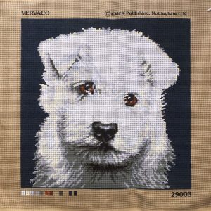 VOORBEDRUKT BORDUURSTRAMIEN, WESTIE