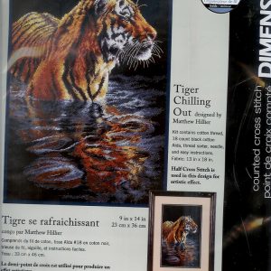 DIMENSIONS BORDUURPAKKET, TIGER CHILLING OUT