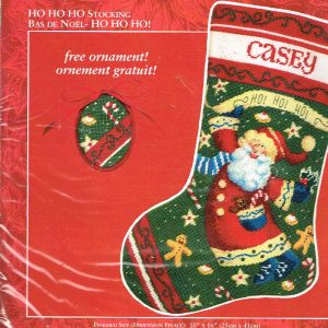 NEEDLE TREASURES BORDUURPAKKET, HO HO HO STOCKING  stramien