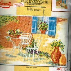 LANARTE BORDUURPAKKET, WHITE TERRACE 34818