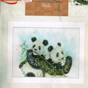LANARTE ZELDZAAM BORDUURPAKKET, 2 PANDABEREN  34822