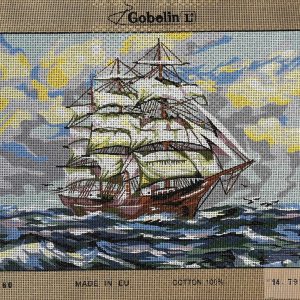 VOORBEDRUKT GROOT BORDUURSTRAMIEN , ZEILBOOT 791