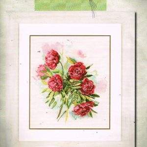 LANARTE GROOT ZELDZAAM BORDUURPAKKET,  PEONIES  34964