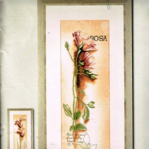 LANARTE GROOT BORDUURPAKKET, ROSA- BOTANICAL 34926