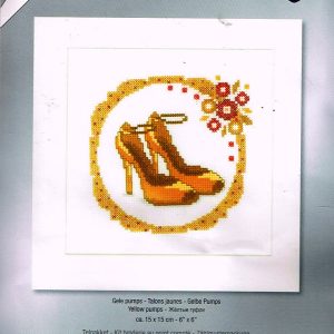 AANBIEDING VERVACO BORDUURPAKKET, SCHOENEN YELLOW PUMPS 019