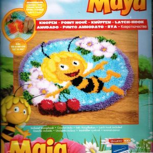 KOOPJE  MAYA DE BIJ BORDUURPAKKET KNOOPPAKKET (SMYRNA) KLEEDJE, MAYA met BLOEMEN 246