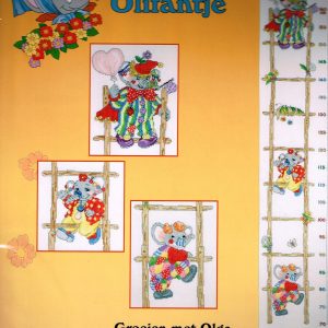 AANBIEDING OLGA HET OLIFANTJE BORDUURPAKKET,LANGE GROEIMETER