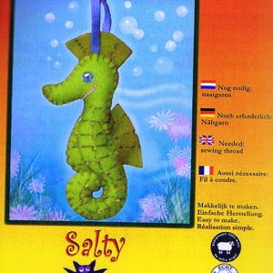 DE WITTE ENGEL BORDUUR- en VILTPAKKET, SALTY